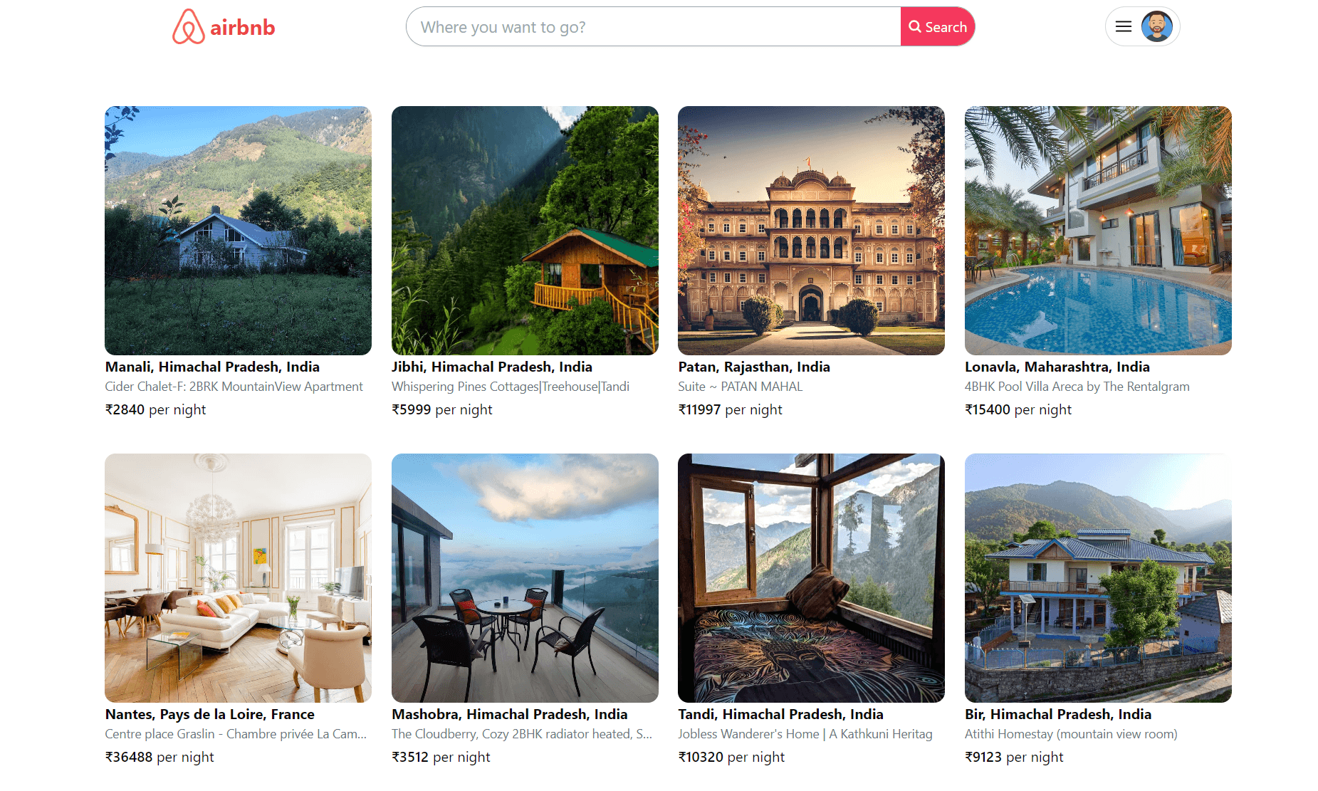 Airbnb Application